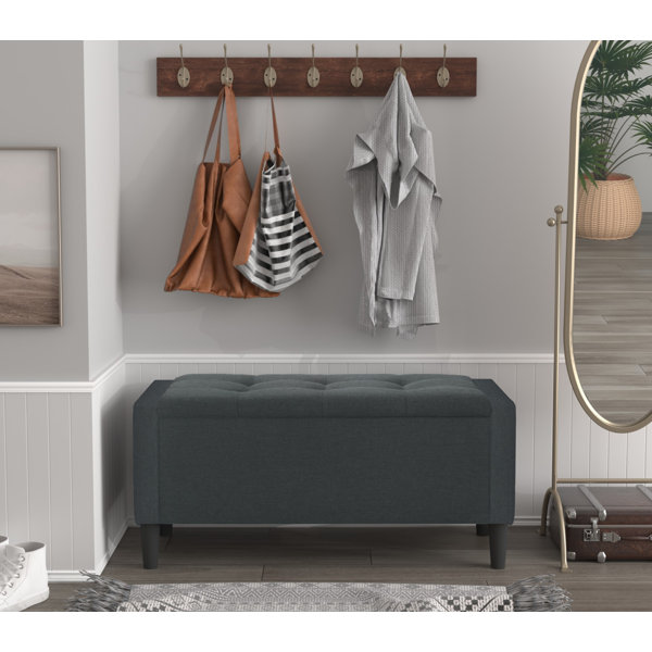 Andover Mills™ Friesen Polyester Blend Upholstered Storage Bench